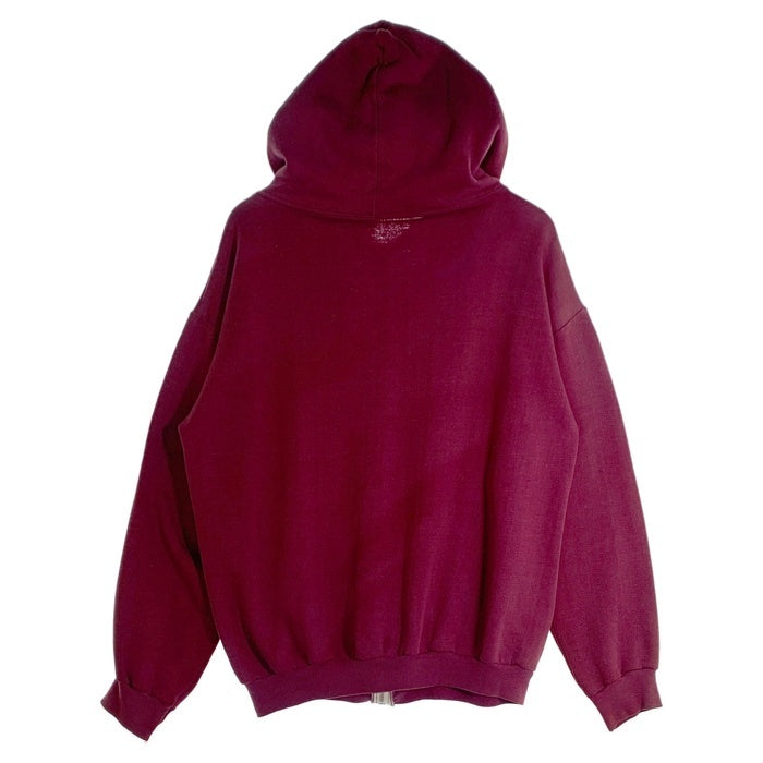 70's 80's RUSSELL ATHLETIC ラッセル アスレチック 金タグ ジップアップ フーディー パーカー バーガンディー USA製 Size XL 福生店