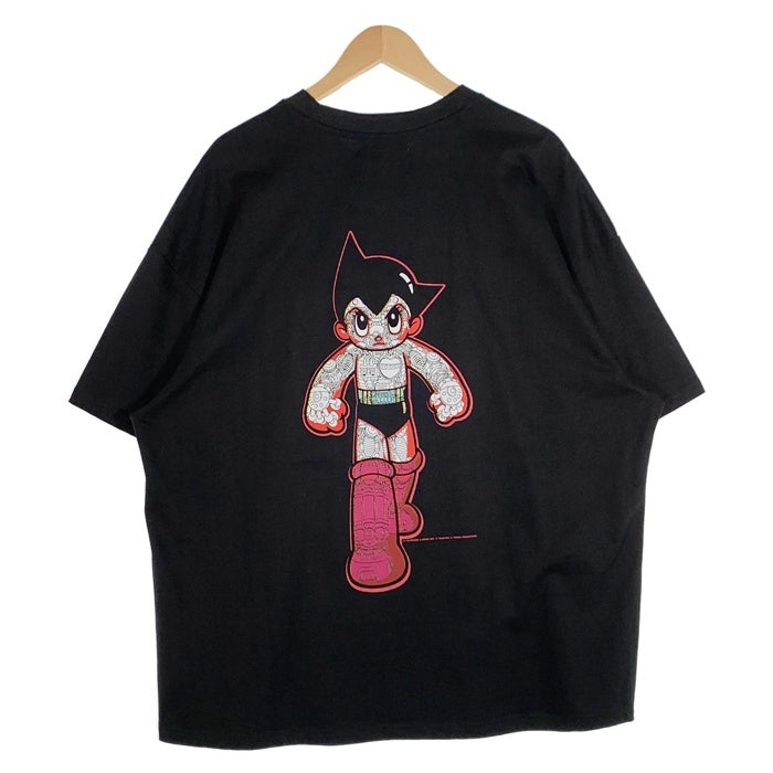 W STUDIO ダブルスタジオ ASTRO BOY アストロボーイ T-SHIRT ASTRO BOY PINK BOOTS 鉄腕アトム プリントTシャツ ブラック Size L 福生店