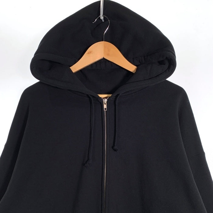 SUPREME シュプリーム 25SS Big Logo Zip Up Hooded Sweatshirt ビッグロゴ ジップアップ スウェットパーカー ブラック Size XXL 福生店