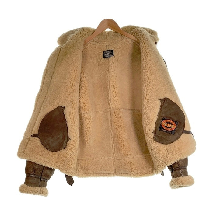 U.S. ARMY US SHEEPSKIN INTERNATIONAL ユーエス シープスキン インターナショナル AIR FORCE 米空軍 B3 Flight Jacket フライトジャケット ブラウン DWG 66M2122 / CONTRACT 6331 USA製 Size S 福生店