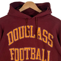 80's Champion チャンピオン REVERSE WEAVE リバースウィーブ DOUGLASS FOOTBALL スウェットパーカー ボルドー Size L 福生店