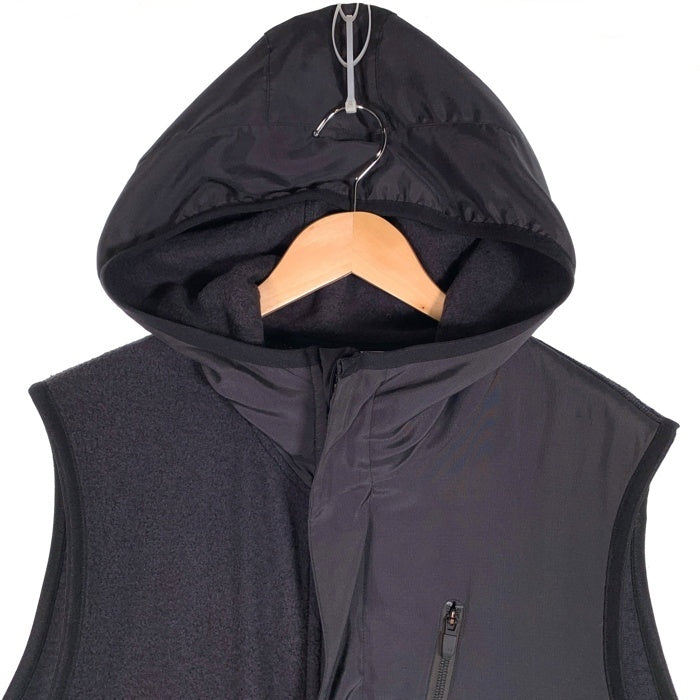 Y-3 ワイスリー M CH1 FLEECE VEST 切替 フリースベスト フード グレー GK4374 05/20 Size M 福生店