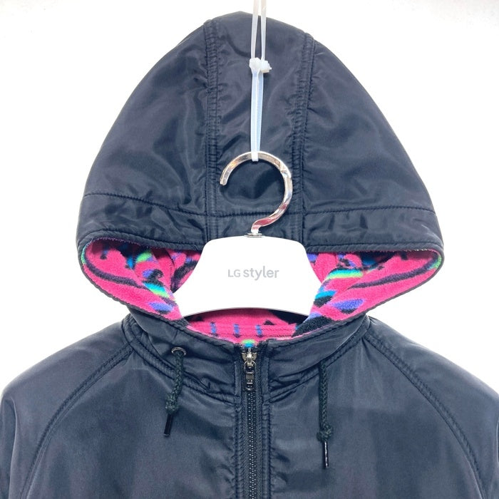 HYSTERIC GLAMOUR ヒステリックグラマー ナイロン ジップアップジャケット ブラック 内フリース 213AB04 Size M 瑞穂店