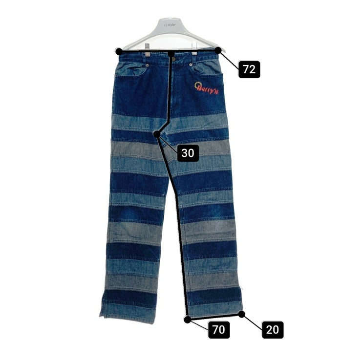 BETTY'S BLUE べティーズブルー SHINJI ABE シンジアベ パッチワーク デニムパンツ ブルー size9 瑞穂店