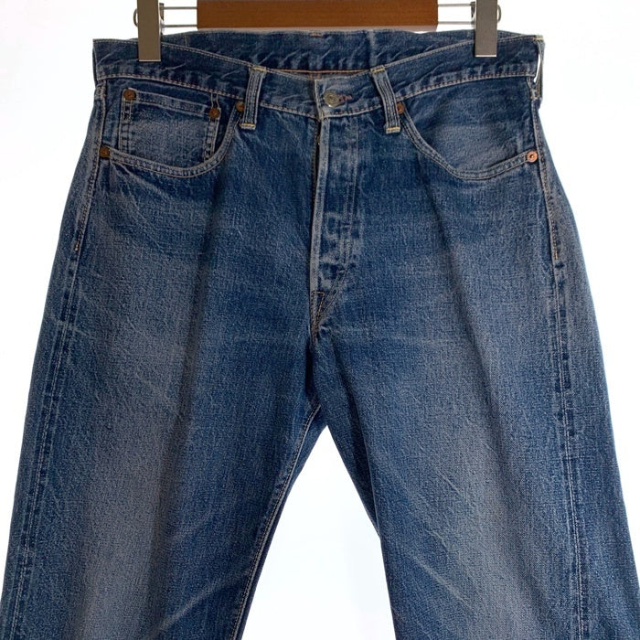 JOE McCOY ジョーマッコイ 905 ボタンフライ 赤耳 セルビッチ デニムパンツ ライトブルー Size W36 L30 福生店