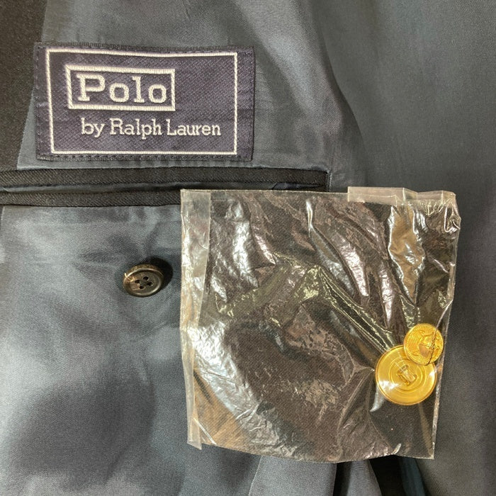 POLO RALPH LAUREN ポロラルフローレン 6B 金釦 ダブル ブレザー ブラック sizeAB7 瑞穂店