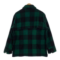 50’s Woolrich ウールリッチ バッファローチェック ウールジャケット マッキーノ グリーン ブラック Size M-L 相当 福生店