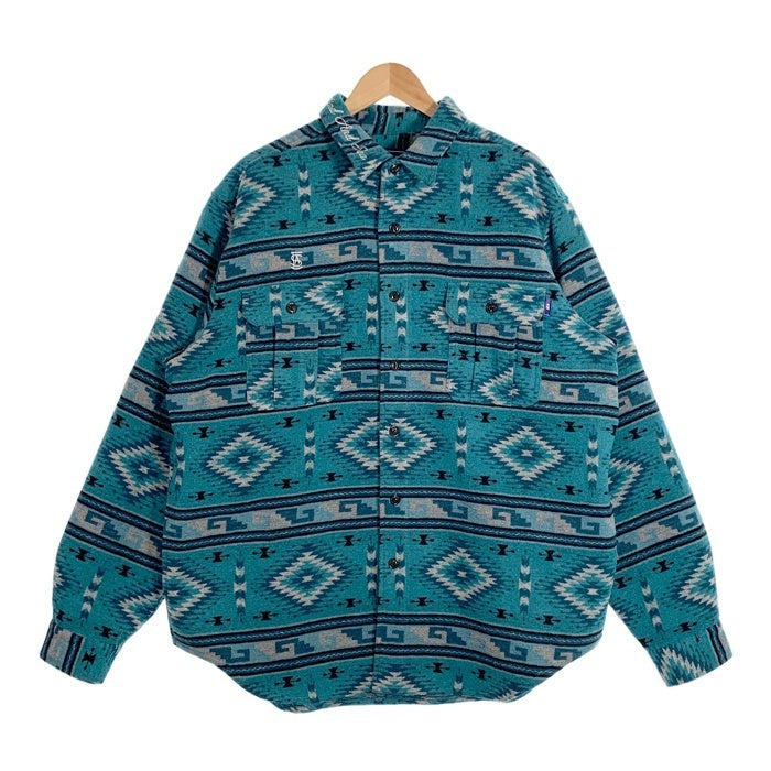 WIND AND SEA ウィンダンシー 23AW SD TRIBAL SHIRT JACKET トライバルシャツジャケット ブルー WDS-O-FAL-24-Q1-JK-09 Size XL 福生店