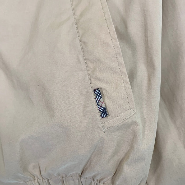 BURBERRY LONDON バーバリーロンドン リバーシブル ジップアップジャケット ベージュ ノバチェック イングランド製 Size M-L 相当 福生店
