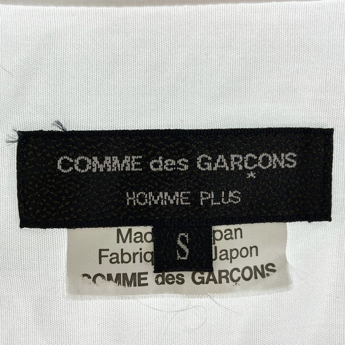 COMME des GARCONS HOMME PLUS コムデギャルソンオムプリュス AD2022 PK-B010 23SS ストライプ パッチワーク ロングシャツ ホワイト sizeS 瑞穂店
