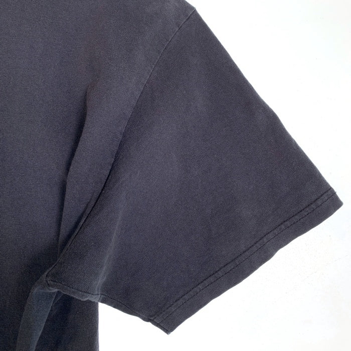 00's STUSSY ステューシー I GET GOOSE BUMPS WHEN THE BASS LINE THUMPS プリント 半袖 Tシャツ ブラック Size L 福生店