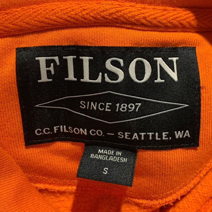 FILSON フィルソン PROSPECTOR HOODIE プルオーバースウェットパーカー オレンジ 20204496 並行品 Size S 福生店