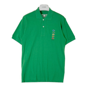 LACOSTE×Polaroid ラコステ×ポラロイド 5連ロゴ ポロシャツ グリーン sizeXS 瑞穂店