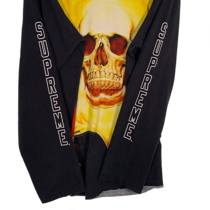 SUPREME シュプリーム 19SS Ghost Rider Raglan L/S Top ゴーストライダー ラグランスリーブトップ ブラック Size XL 福生店