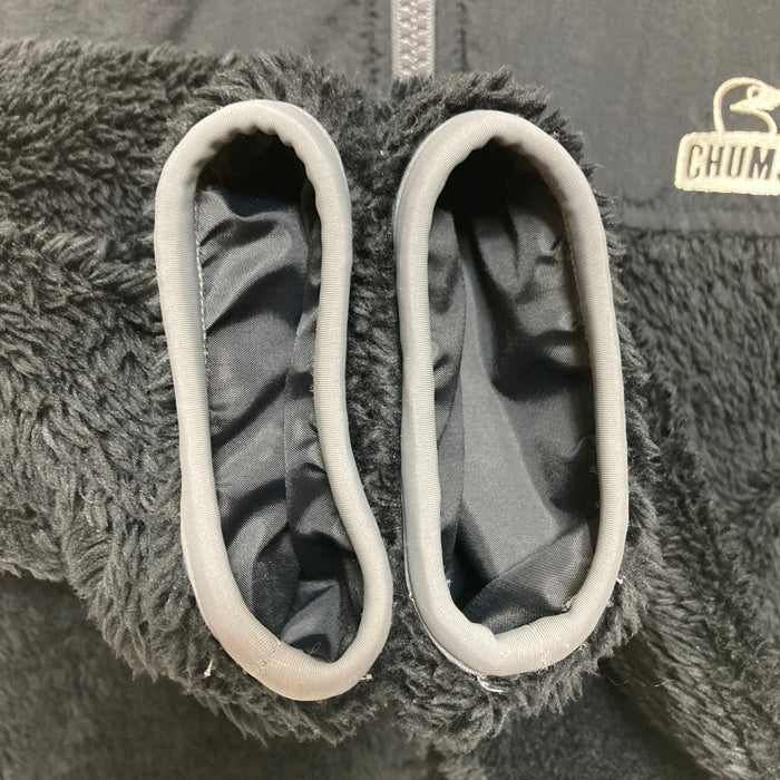 CHUMS チャムス CH04-0589 エルモフリースフルジップパーカー ブラック sizeM 瑞穂店
