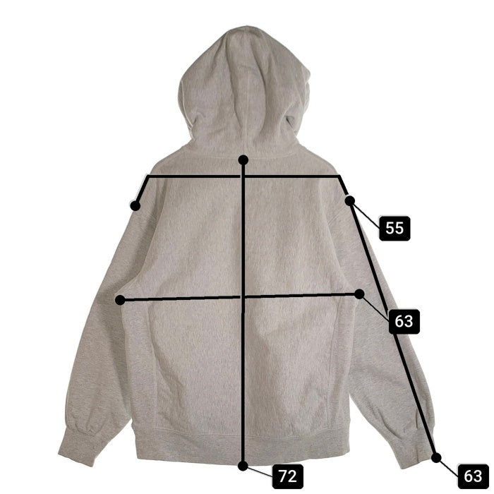 SUPREME シュプリーム 20AW Icy Arc Hooded Sweatshirt アイシー アーク フーデッド スウェットシャツ プルオーバー フーディー パーカー アッシュグレー Size L 福生店