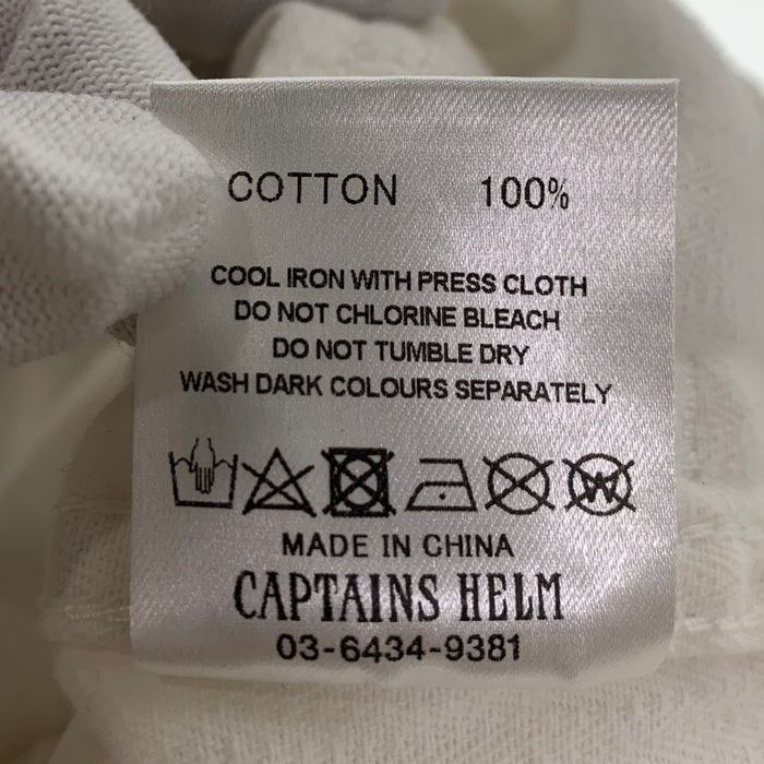 CAPTAINS HELM キャプテンズヘルム BAKER CUT-OFF SHORTS ヘリンボーン ベイカーショートパンツ ホワイト Size M 福生店