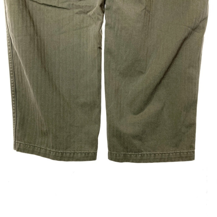 STANDARD CALIFORNIA スタンダードカリフォルニア ヘリンボーン テーパードパンツ オリーブ size36 瑞穂店