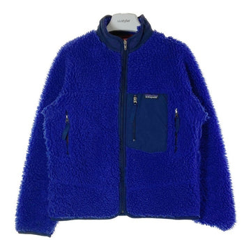 PATAGONIA パタゴニア 85557 USA製 2000年 CLASSIC RETRO CARDIGAN レトロカーディガン ブルー size KID'S 12 瑞穂店