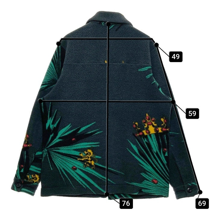 NIKE ナイキ シェルパ ボタンアップジャケット フリースシャツジャケット グレー DA6708-070 Size 2XL 瑞穂店