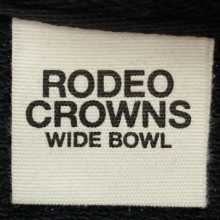 RODEO CROWNS WIDE BOWL ロデオクラウンズワイドボウル 427far90-1420 WEB限定 MG LOGO フーディーWL ブラック sizeF 瑞穂店