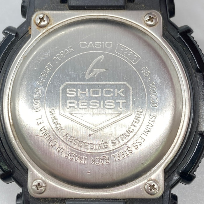 CASIO カシオ G-SHOCK Gショック GD-100GB-1JF クォーツ腕時計 ブラック 瑞穂店