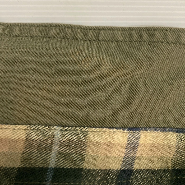 L.L.Bean エルエルビーン 長袖 ワークシャツ フランネルチェックライナー オリーブ Size L-TALL 瑞穂店