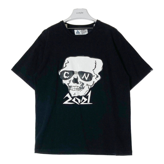 CHALLENGER チャレンジャー × NEIGHBORHOOD ネイバーフッド 2021 スカル Tシャツ ブラック sizeXXL 瑞穂店