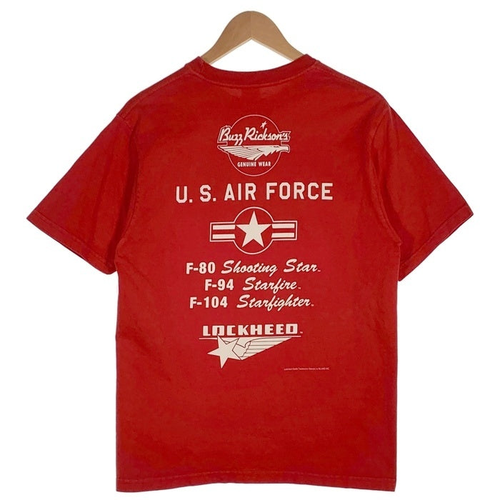 BUZZ RICKSON'S バズリクソンズ LOCKHEED 半袖 Tシャツ レッド Size S相当 福生店