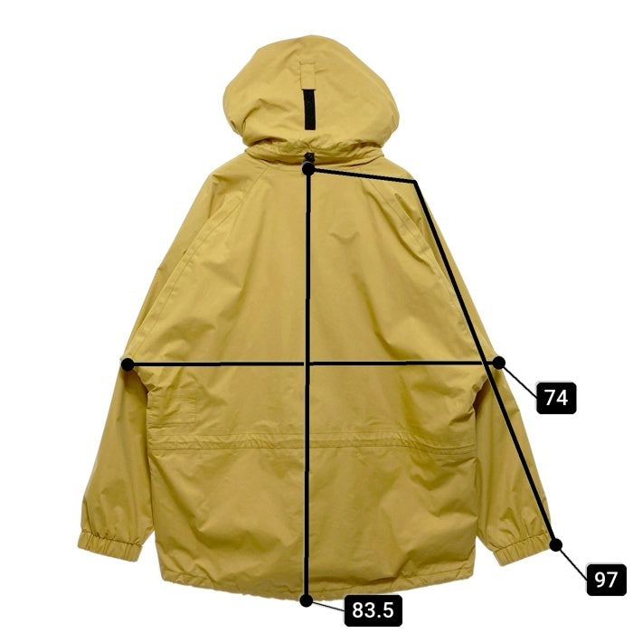 mont bell モンベル GORE-TEX ゴアテックス アノラック プルオーバージャケット ナイロン イエロー Size JP L 瑞穂店