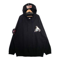RAF SIMONS ラフシモンズ 20SS Oversized Hoodie オーバーサイズ プルオーバースウェットパーカー ブラック パッチ ピン 201-175 Size M 福生店