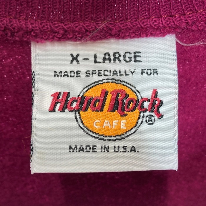 Hard Rock Cafe ハードロックカフェ USA製 MIAMI マイアミ スウェットトレーナー パープル sizeXL 瑞穂店