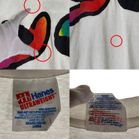 90's YES イエス Peter Max Yes Band Tee 半袖 Tシャツ ホワイト USA製 Size L 福生店