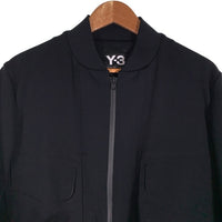 Y-3 ワイスリー ボンディングジップアップブルゾン ナイロン ポリウレタン ブラック CE8894 05/17 Size M 福生店