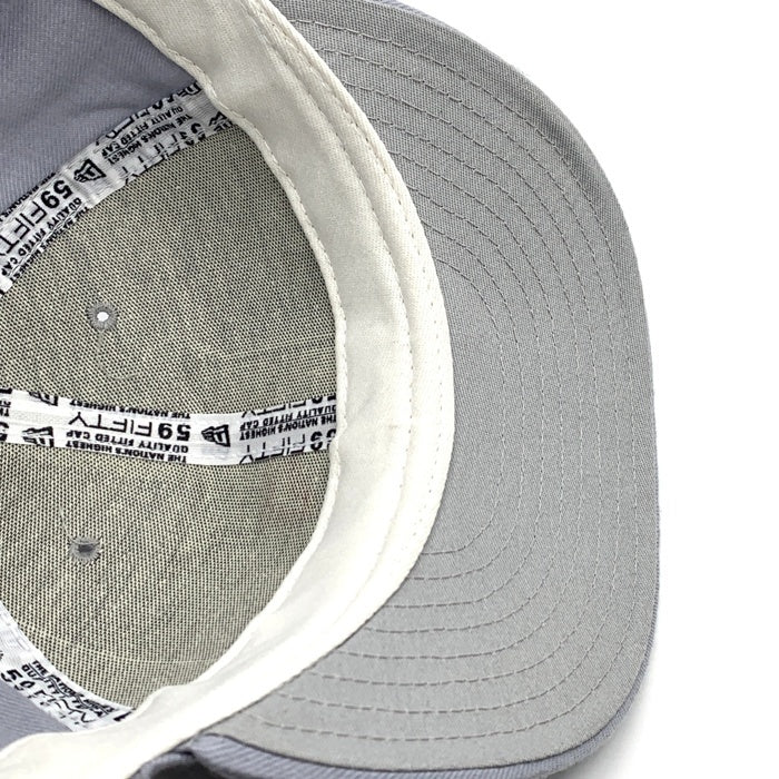 90's New Era ニューエラ NHL ニューヨーク・レンジャース 59FIFTY ベースボールキャップ グレー ウール USA製 Size 7 1/4 (57.7cm) 福生店