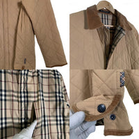 BURBERRY バーバリー リバーシブルジャケット キルティング 中綿 ベージュ ノバチェック BBP16-300-50 Size L 福生店