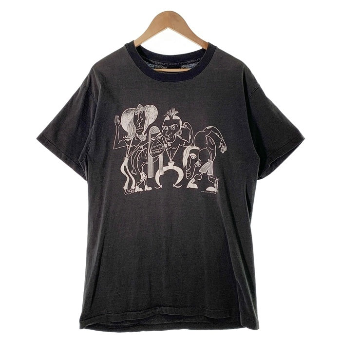 90's Red Hot Chili Peppers レッドホットチリペッパーズ Picasso ピカソ プリントTシャツ ブラック giant Size XL 福生店