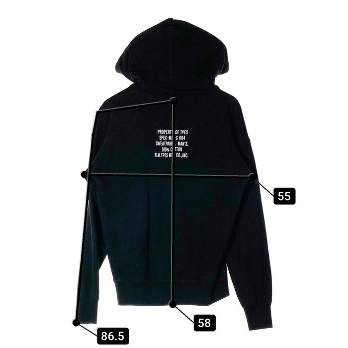 N.HOOLYWOOD エヌハリウッド 961-CS38 PIECES パーカー ブラック size38 瑞穂店