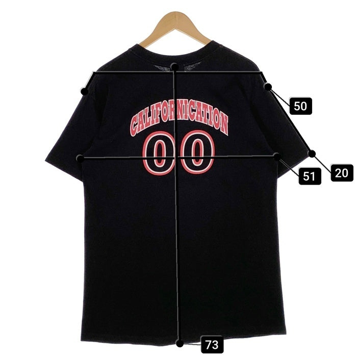 90's Red Hot Chili Peppers レッドホットチリペッパーズ CALIFORNICATION カリフォルニケーション プリントTシャツ ブラック 1999コピーライト Giant Size L 福生店