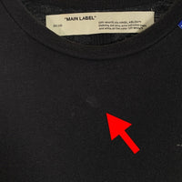 OFF-WHITE オフホワイト 半袖 Tシャツ ブラック OMAA038E19185001 Size XS 福生店
