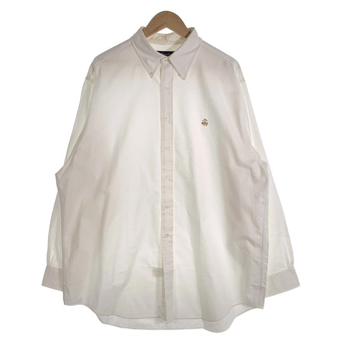 Brooks Brothers ブルックスブラザーズ スーピマコットン ボタンダウンシャツ 長袖 ホワイト Size XL 福生店