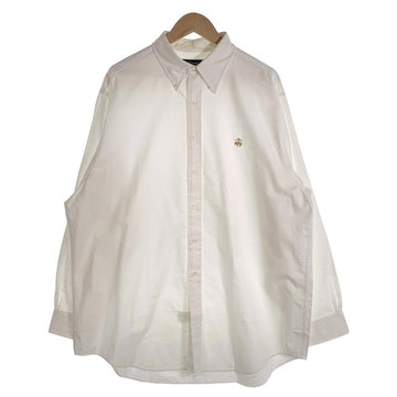 Brooks Brothers ブルックスブラザーズ スーピマコットン ボタンダウンシャツ 長袖 ホワイト Size XL 福生店