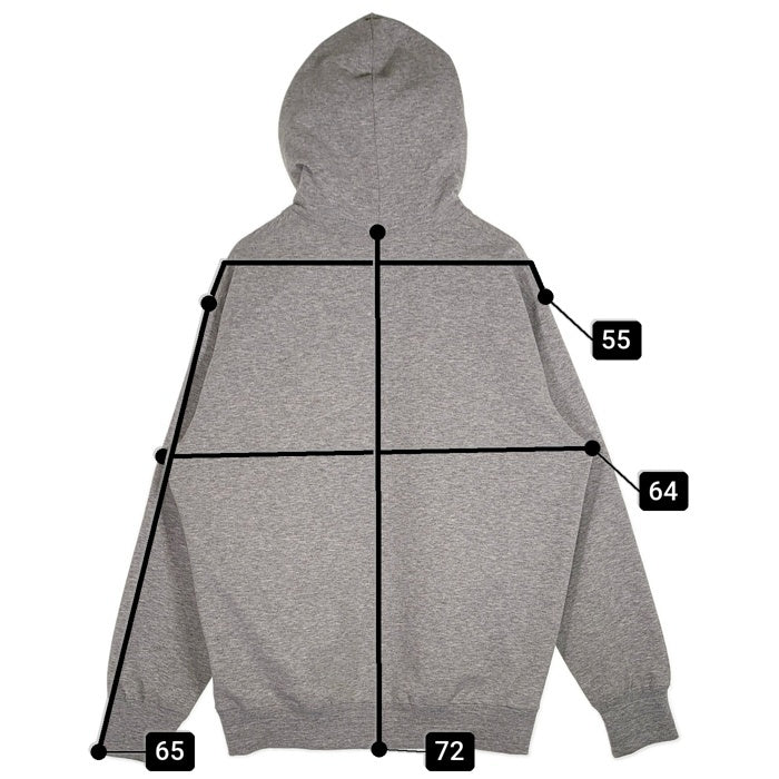 THE NORTH FACE ノースフェイス Small Logo Heather Sweat Hoodie 刺繍 スモールロゴ ヘザー スウェット プルオーバー フーディー パーカー グレー NT62342 Size XL 福生店
