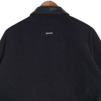 SUPREME シュプリーム 20AW Leather Collar Work Jacket レザーカラー ワークジャケット ブラック Size L 福生店