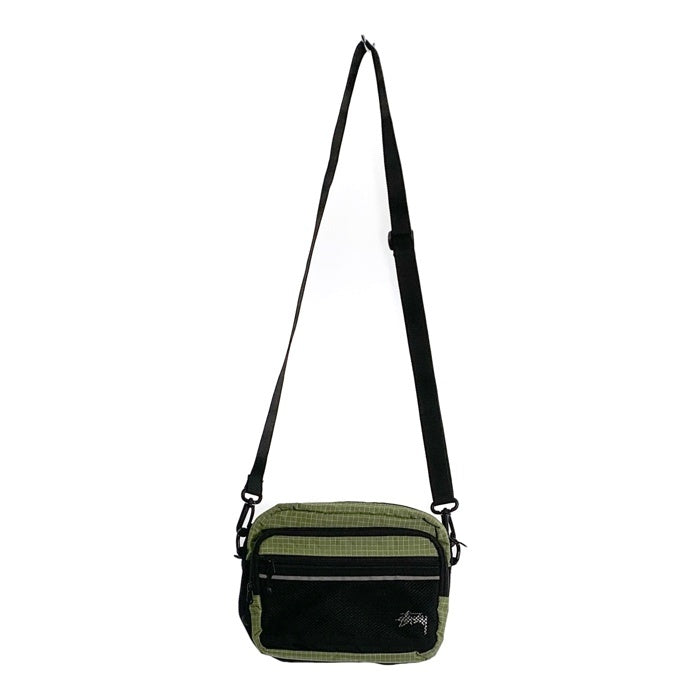 STUSSY ステューシー Ripstop Nylon Shoulder Bag リップストップナイロン ショルダーバッグ グリーン 134185 福生店