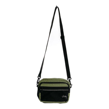 STUSSY ステューシー Ripstop Nylon Shoulder Bag リップストップナイロン ショルダーバッグ グリーン 134185 福生店
