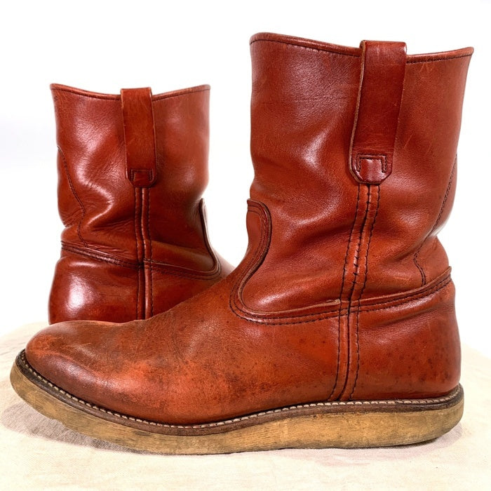 90's RED WING レッドウィング 866 PECOS BOOTS ペコスブーツ 赤茶 オロラセット 92年 緑犬タグ Size 8.5E (26.5cm) 福生店