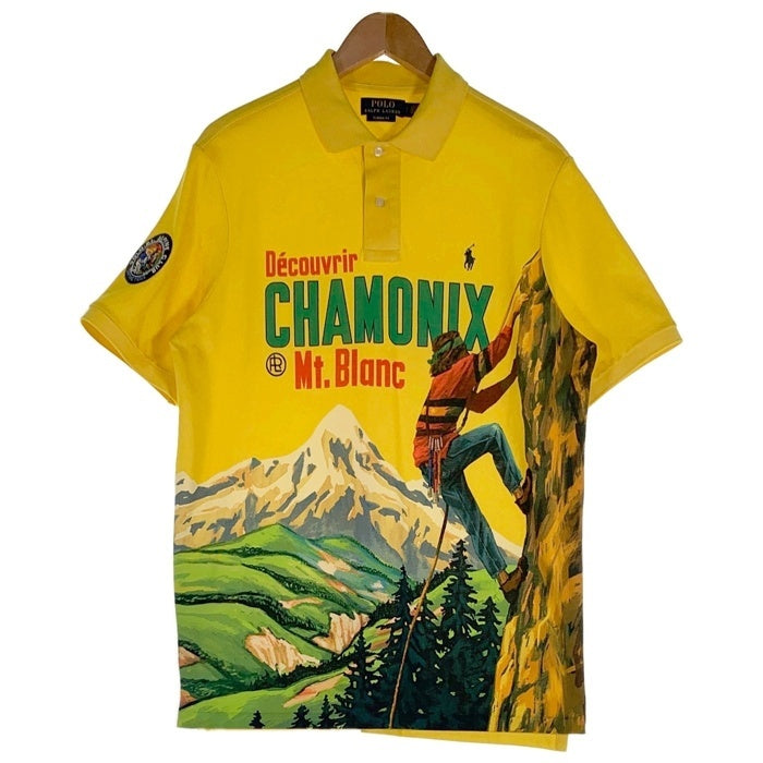 POLO RALPH LAUREN ポロラルフローレン CHAMONIX 半袖 ポロシャツ イエロー Size L 福生店