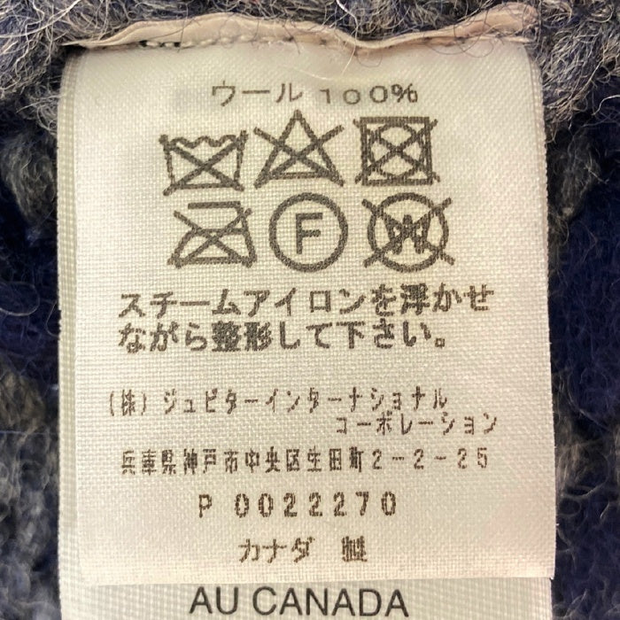 KANATA カナタ カウチンセーター ネイビー size40※所々毛玉あり 瑞穂店