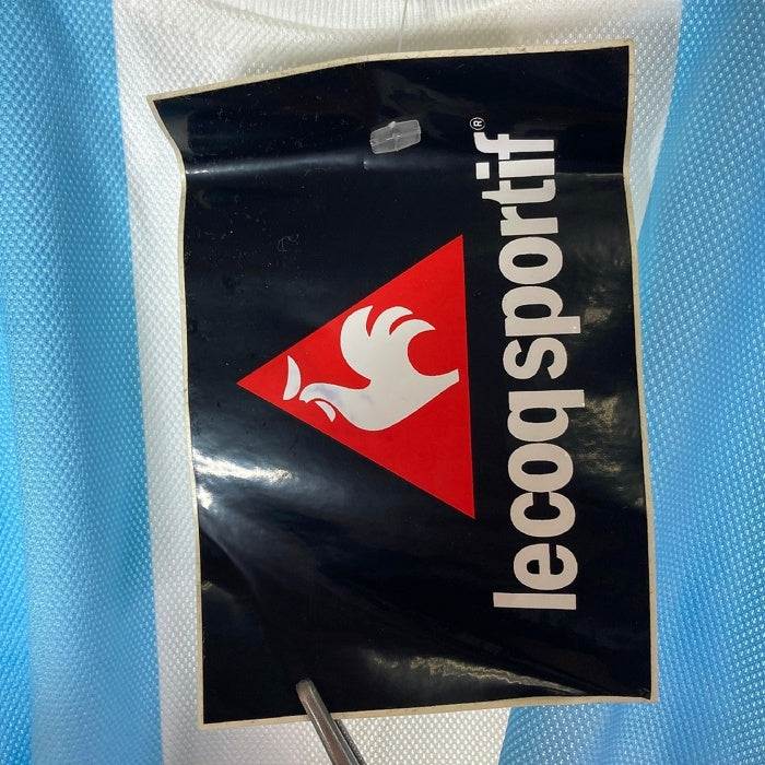 le coq sportif ルコック アルゼンチン代表 No10 マラドーナ 半袖ユニホーム ライトブルー×ホワイト sizeM 瑞穂店